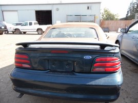 1995 FORD MUSTANG GT GREEN CONVERTIBLE 5.0L AT F17010